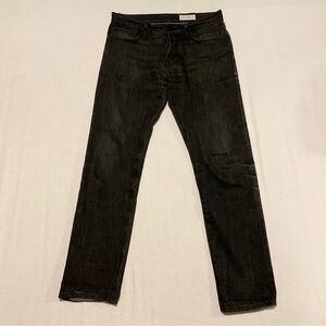 imogene + willie Premium Selvedge Denim Jeans Black Size 32